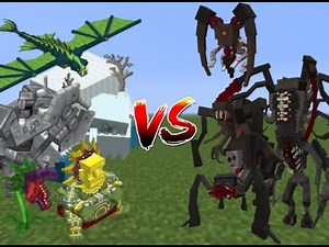 Mowzies Mobs vs All Adapted Parasite | Minecraft mob battle