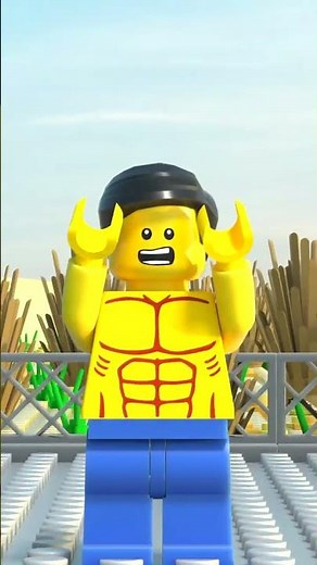 LEGO Train Gym Fail - Stop Motion Animation