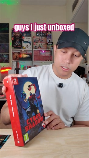 Unboxing Cyber Shadow Deluxe Edition for Nintendo Switch from Super Rare Games! 🎮📦