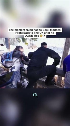 The moment N3on had to Book Modeen Flight Back to The UK after he DONE This 😳👀 #n3on