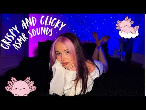 EXTREMELY clicky & crispy ASMR 👀💋 (Crispy whispers, clicky triggers, mouth sounds & more)