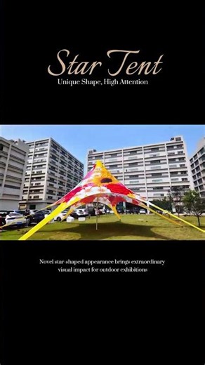 Custom Star Tent for Outdoor Events | Tentspace