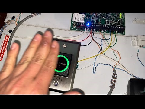 Botón de salida ACM12, Conexión y funcionamiento con No Touch Button