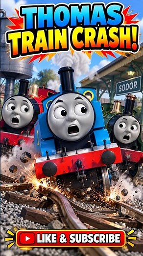 EPIC Thomas Train Crash at the Station! 🚂💥