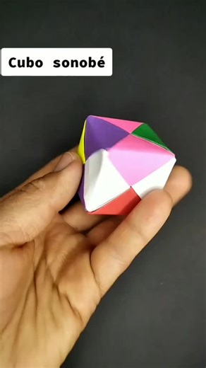 Tutorial de Origami: Cómo hacer un Cubo Sonobé con 6 Módulos Básicos