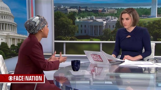 40K views · 770 reactions | Rep. Ilhan Omar (D-MN) tells Face The Nation it is “not acceptable” for DHS Secretary Kristi Noem, President Trump and Vice President Vance to make judgements about the moments surrounding the shooting of Renee Macklin Good by an ICE agent in Minneapolis “without there being a full investigation.” | Face The Nation | Facebook