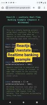 reactjs usestate example#reactjs #frontend #webdevelopment #coding #javascript #programming #devlife