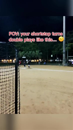 Incredible Double Play by Shortstop