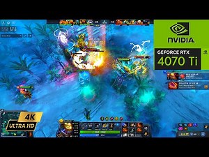 RTX 4070 Ti : Dota 2 Ultra Graphics Settings 4K UHD