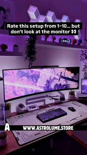 Rate This Gaming Setup (Without Looking at the Monitor) 👀