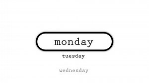 Days Calendar Enumeration Days Week 4k Stock Footage Video (100% Royalty-free) 1101715763 | Shutterstock