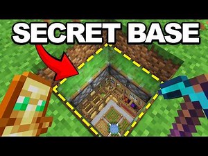I Built The Perfect Underground Base In Minecraft Hardcore