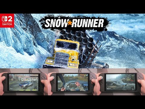 Nintendo Switch 2 Gameplay / Snow Runner / Handheld Portable mobil