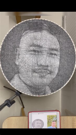 Tranh chỉ chân dung số hoá làm theo yêu cầu