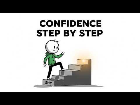 Build Social Confidence Step by Step Self Improvement Animation