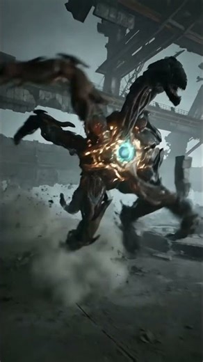 Terrifying Alien Machine Roars & Smashes Steel | Dark Sci‑Fi #Mecha #Monster
