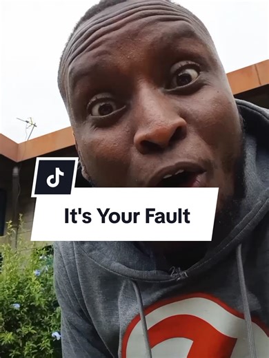 this is your fault...make adjustments afterwards