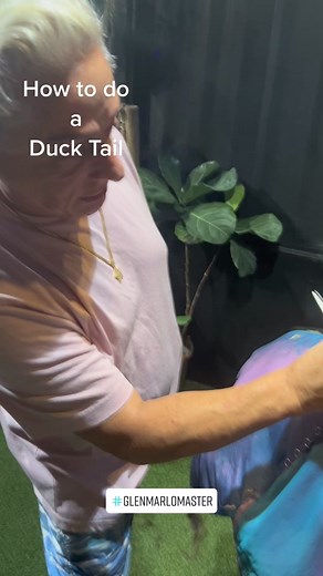 How to do a Duck Tail #glenmarlomaster #luxureena #thebuildingbeautyboys #buildingbeautymaster #celebrityhairstylist #ftlauderdalehairstylist #fortlauderdalehairstylist #yourbesthairalways #mrmaster #ducktail #hairtutorial #haircut