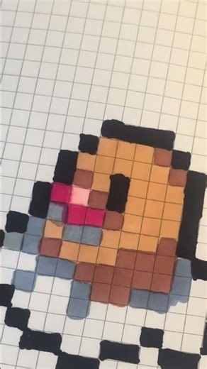 Pokemon pixelart no.050 diglett 포켓몬스터 디그다 픽셀아트❤️