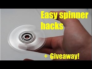 5 EASY SPINNER TIPS/HACKS + GIVEAWAY