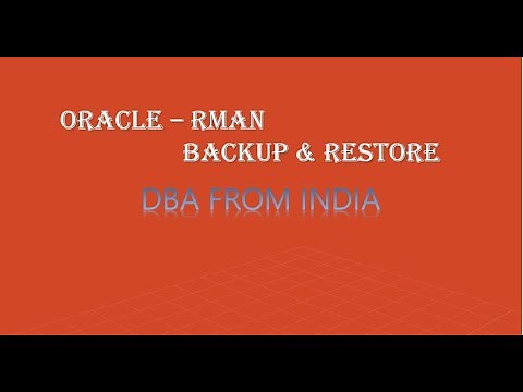 HOW TO PERFORM BACKUP & RESTORE & RECOVERY|| ORACLE 12C || RMAN BACKUP RESTORE & RECOVERY ||