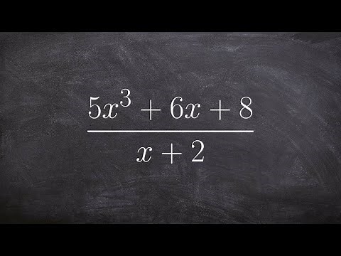 How to divide polynomials using synthetic division