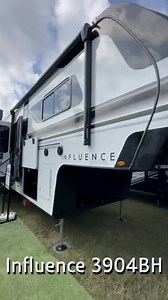 The new Influence 3904BH is a great family fifth wheel! In addition to plenty of sleeping and hosting room it features: • Oversized 17.5” Wheels with H-Rated Tires • Stealth A/C with Race Track Ducting • MORryde Independent Suspension • Engineered Composite Worry-Free Roof See it for yourself at the Florida RV SuperShow this week or learn more at https://www.granddesignrv.com/fifth-wheels/influence/3904bh. #GrandDesign #GDRV4Life #FloridaRVSuperShow #Solitude #Influence | Grand Design RV