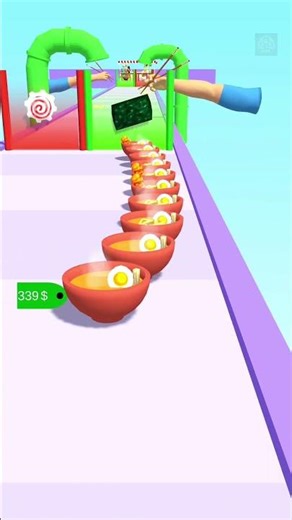 Ramen 🍮🍜 Stack 3D Game Level 70 #shorts