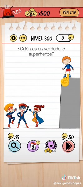 Cómo pasar el nivel 300 en Brain Test