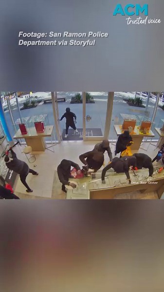 20 people allegedly storm jewellery store in dramatic robbery