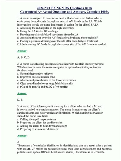 NCLEX NGN RN QUESTIONS BANK GUARANTEED A ACTUAL QUESTIONS ANSWERS COMPLETE 100 2026 – REAL NGN TEST BANK TO PASS FIRST TRY 🔥💥 NGN RN 100Q DROP ALERT‼️ NGN RN NCLEX question bank got you in full panic mode? 😱💦 This video unleashes ACTUAL latest NGN-style NCLEX-RN questions bank – 100 REAL exam questions 100% correct, verified A answers straight from the freshest 2026 versions hitting RN students RIGHT NOW! Covers EVERY high-yield topic boards are crushing on: management of care & delegation m