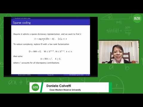 Prof. Daniela Calvetti | Layered, error enhanced hierarchical dictionary learning algorithm for...