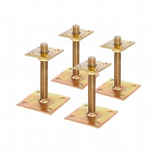 [Hot Item] Cheap Temporary Fence Post Base Adjustable Post Base Metal Post Base Plate