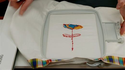 The Designer Epic 3 sewing and embroidery machine expands your creative possibilities! Learn more about the new Special Techniques Hoop that combines two styles of embroidery in the same hooping. | Husqvarna Viking North America