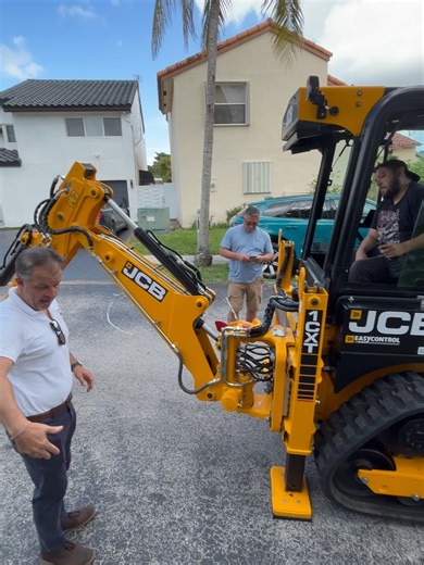 Jorge Lorido on Instagram: "JCB 1CXT — the world’s smallest backhoe. Skid steer agility with backhoe capability in one compact machine. Proud to help contractors get the right equipment and the service to keep their jobs moving."