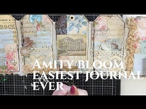 Easiest Junk Journal Ever ✂️ Tag Book You Can Make in One Afternoon (Amity Bloom Inspired)