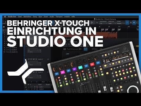 Behringer X-Touch - In Studio One einrichten | So einfach gehts!