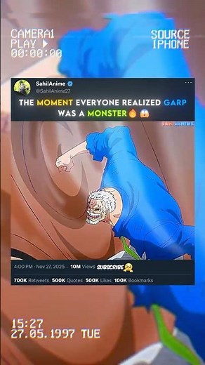Garp's Arrival Changed Everything 🔥😱 #onepiece