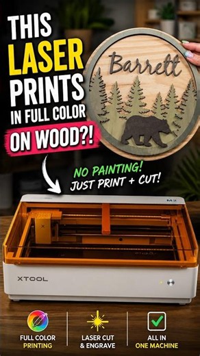 This Laser PRINTS in Full Color on Wood?! 🤯 | xTool M2