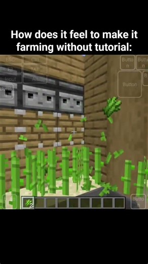 How does it feel to make it farming without tutorial: