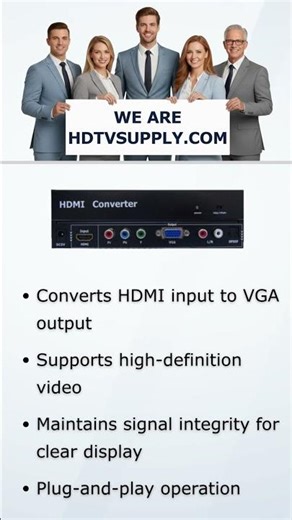 Avenview C-HDM-COMPVGA HDMI to Component/VGA with Audio Converter