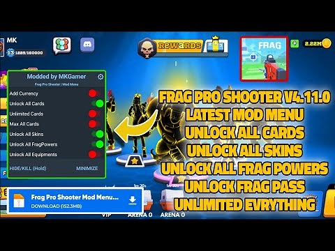 FRAG PRO SHOOTER MOD MENU - V4.11.0