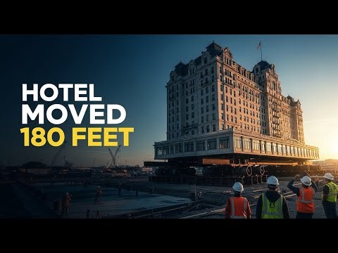 How an Entire Hotel Was Moved 180 Feet
