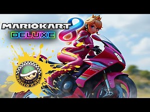 Princess Peach Rides A Bike - Mario Kart 8 Deluxe (Shell Cup Gameplay)