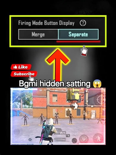 BGMI Settings Explained 🔥 | #Firing #Tips #bgmi