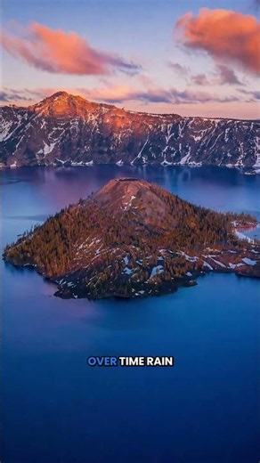 Crater Lake: America’s Deepest Lake Inside a Volcano #Shorts #Oregon #usa #volcano #america