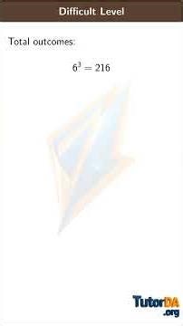 Solve problems on dice in 30 sec #shorts #math #tutorda