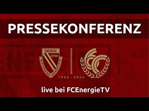Press conference before the third division match \\\\ Viktoria Köln vs. FC Energie Cottbus