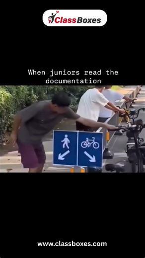 When Juniors Read the Documentation 😂 | Developer Meme | ClassBoxes