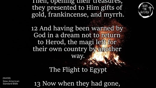 Matthew 2 - Audio Bible (NASB) with Scrolling Text